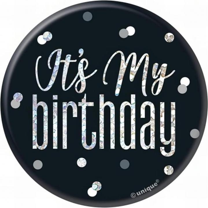 Produktbild Unique Party Abzeichen It's My Birthday Metall