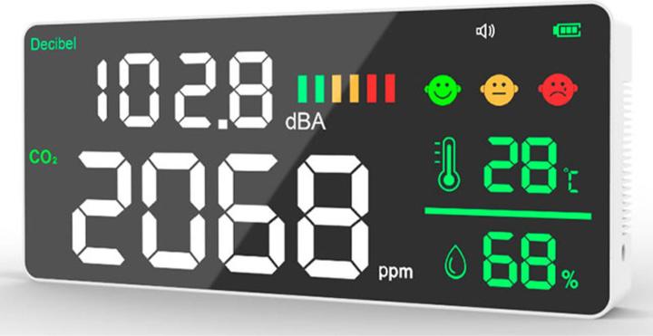 Immagine prodotto Levenhuk Wezzer Air PRO CN20 Monitor del rumore della qualità dell'aria