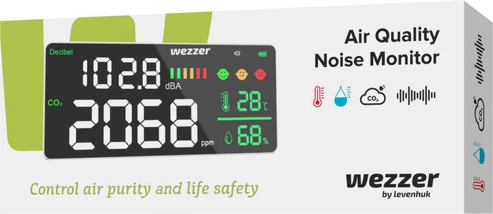 Immagine prodotto Levenhuk Wezzer Air PRO CN20 Monitor del rumore della qualità dell'aria