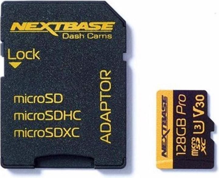 Nextbase Carte micro SD U3 de 128 Go (128 Go, microSD, microSDXC, U3, UHS-I)