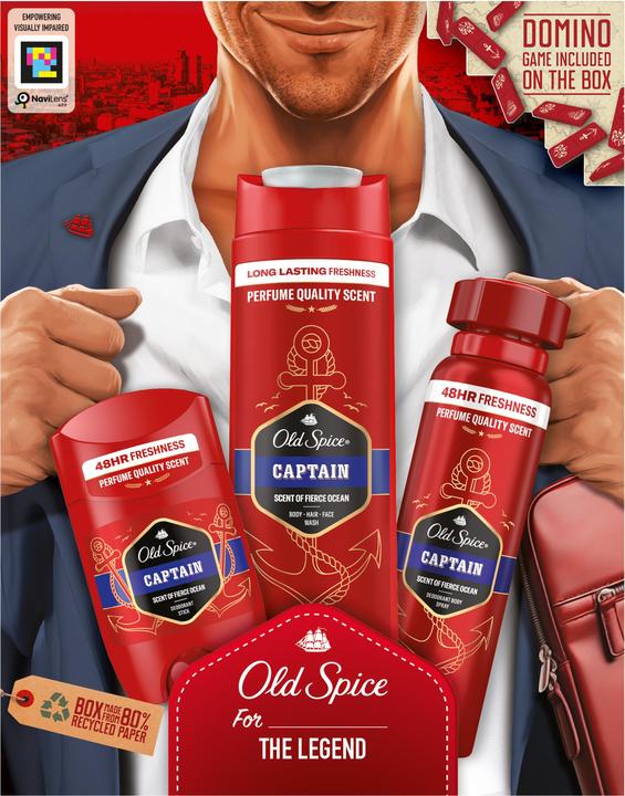 Actual product image Old Spice Captain (Stick, 250 ml)