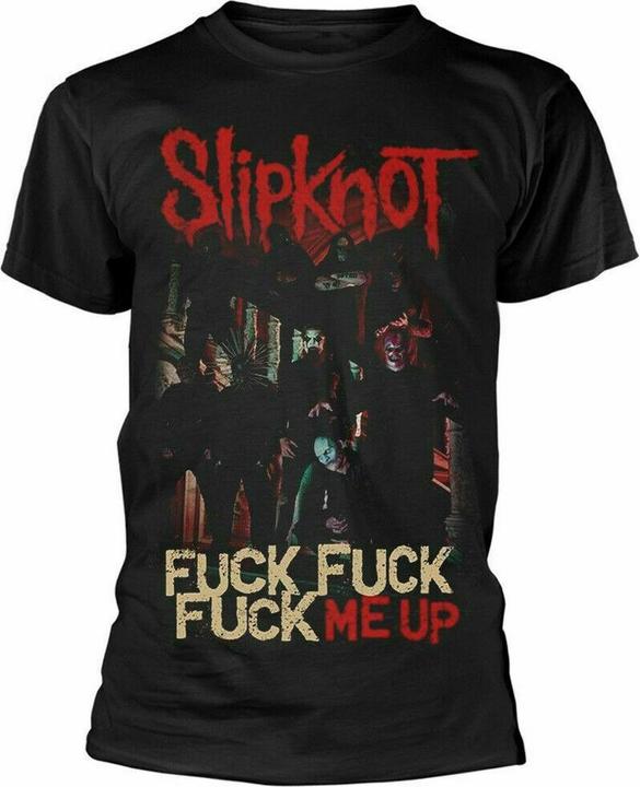 Immagine prodotto Slipknot Fuck Me Up Maglietta Stampa posteriore Adulto Unisex (XL)