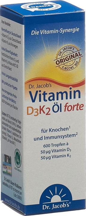 Immagine prodotto Dr. Jacob's Olio D3K2 forte (1 Pezzo/i, Goccia, 71 g)