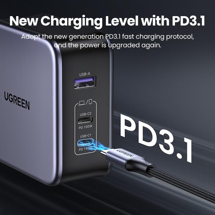 Actual product image Ugreen Nexode Bundle (140 W)