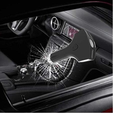 Image du produit Ledwood Chargeur Auto Qc 2 USB Coupe-Ceinture Brise-Vitre Lampe-Sos