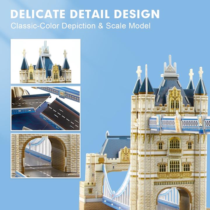 Produktbild Cubicfun 3D Puzzle Tower Bridge 120 Teile (120 Teile)