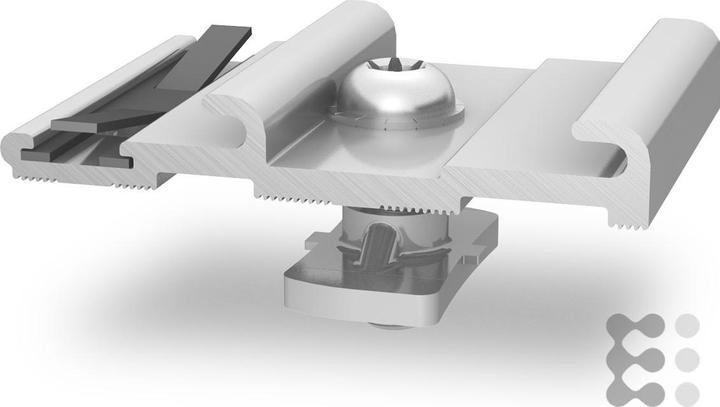 K2 Systems Connecteur transversal pour rails d'insertion (Matériel de montage du système solaire)