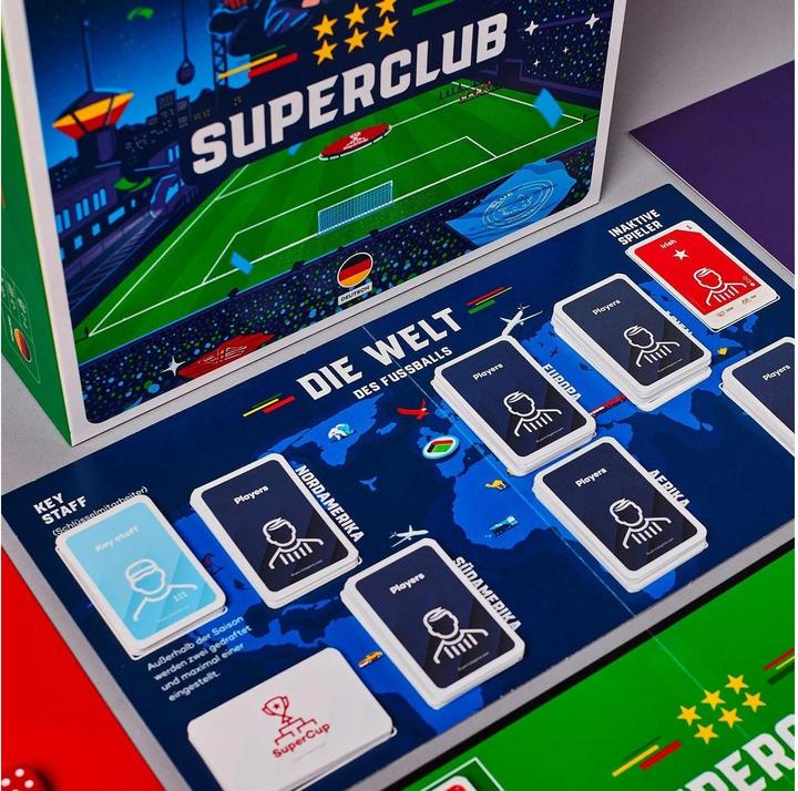 Actual product image Superclub Football Manager  - Board Game (German)