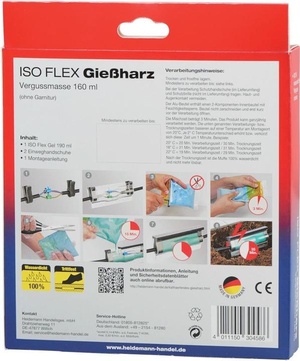 Produktbild Heidemann ISO FLEX Giessharz Set