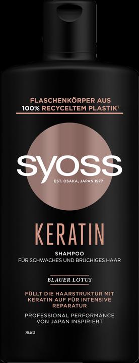 Syoss Keratin (440 ml, Flüssiges Shampoo)