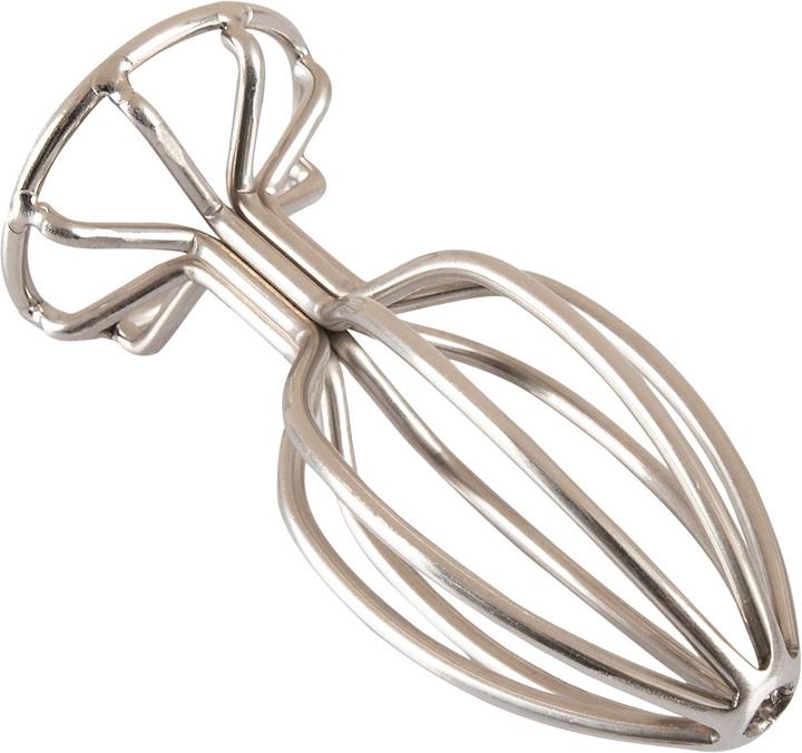 Actual product image Anos Metal Cage Butt Plug 3.8