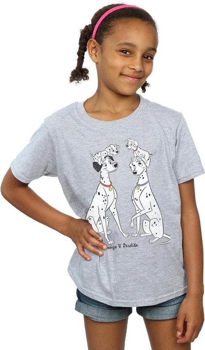 Immagine prodotto 101 Dalmatians Pongo e Perdita - Ragazze con la TShirt (152, 158)