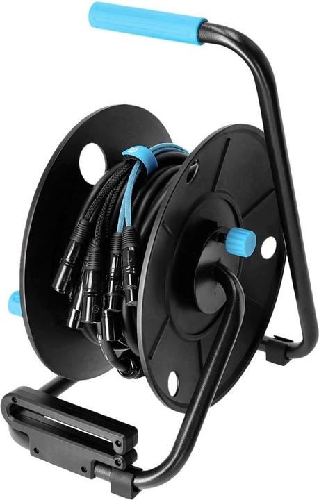 Immagine prodotto Adam Hall 4 STAR CD 15 MULTICORE 62 - Bobina di cavo multiplo a 8 canali (6 di andata e 2 di ritorno) | 15m (15 m)