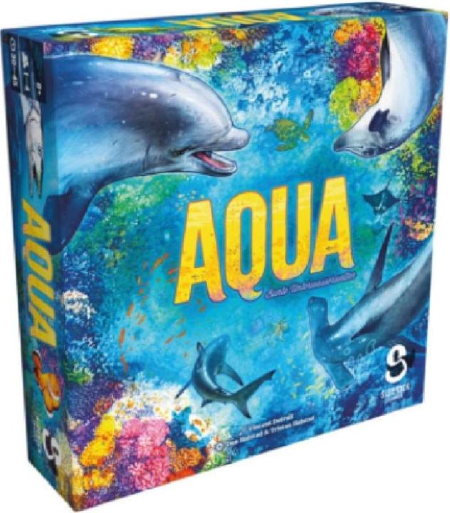 Immagine prodotto Asmodée SIDD0001 - Aqua: Mondi sottomarini colorati, gioco da tavolo, per 1-4 giocatori, età 8+ (DE-Aus (Tedesco)