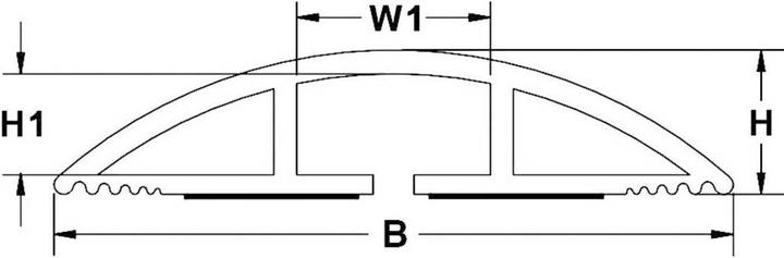 Produktbild Tru Components Flexible Kabelbrücke (Kabelbrücke, 183 cm)
