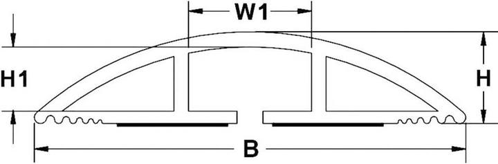 Produktbild Tru Components Flexible Kabelbrücke (Kabelbrücke, 183 cm)