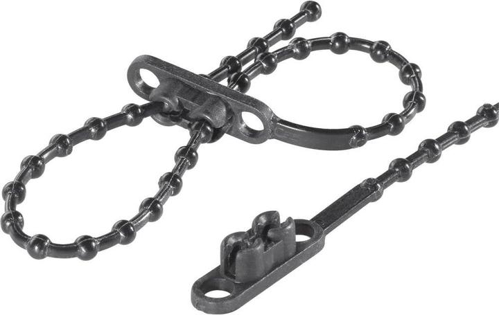 Produktbild Tru Components Doppelkopf-Knotenband, lösbar (Metallkabelbinder, 145 mm, 100 Stk.)