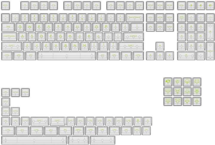 Akko ASA Clear Printed Keycap