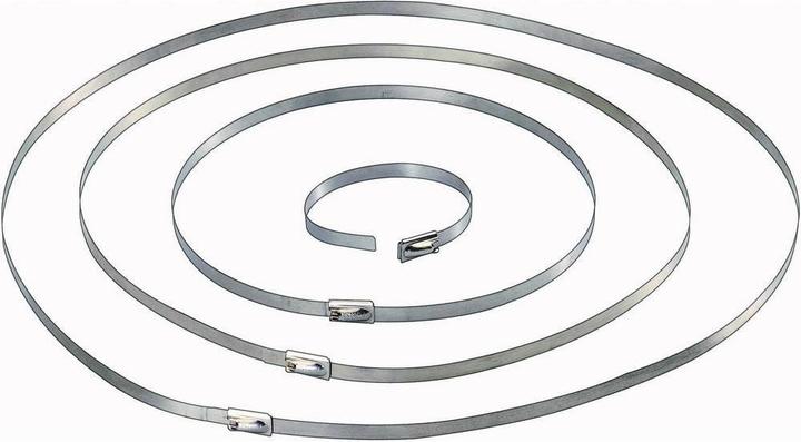 Produktbild Tru Components Stahl-Kabelbinder (Metallkabelbinder, 201 mm, 10 Stk.)
