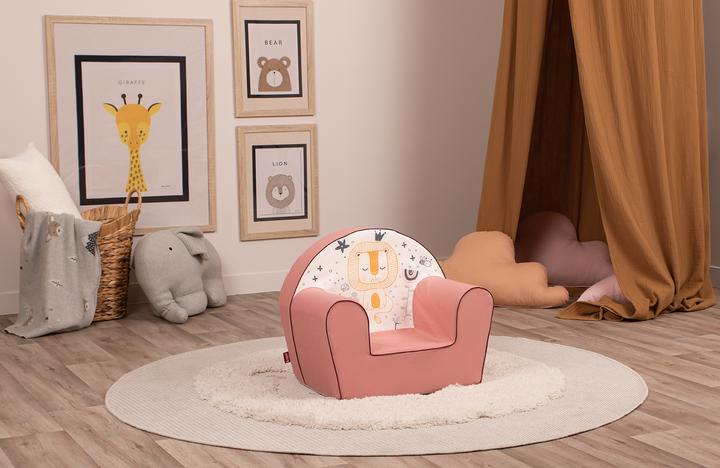 Image du produit Knorrtoys Fauteuil pour enfants - "Lion Leo rose (Fauteuil pour enfants)