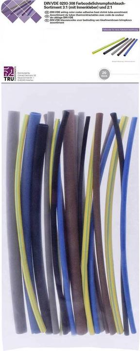 Produktbild Tru Components Erfüllt DIN VDE 0293-308. Besonderheit: mit Innenkleber. (20 x)