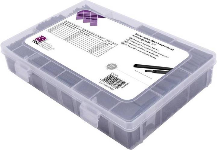 Image du produit Tru Components Assortiment de tuyaux rétractables 21 pièces (750 x)