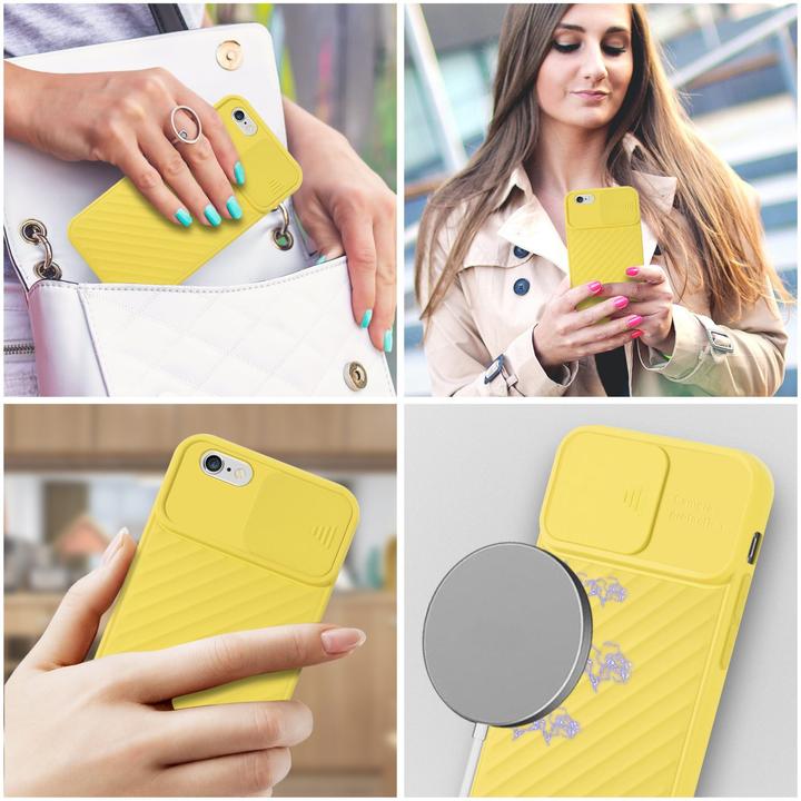 Immagine prodotto Cadorabo Cover in TPU con protezione della fotocamera (Apple iPhone 6)