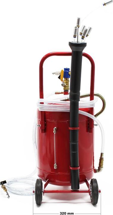 Produktbild Wiltec Ölabsauger 22,7 L pneumatisch Ölabsauggerät Pneumatik Öl Extraktor Ölwechsel