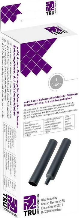 Produktbild Tru Components Schrumpfschlauch-Set mit Innenkleber, 6:1 (1 x)