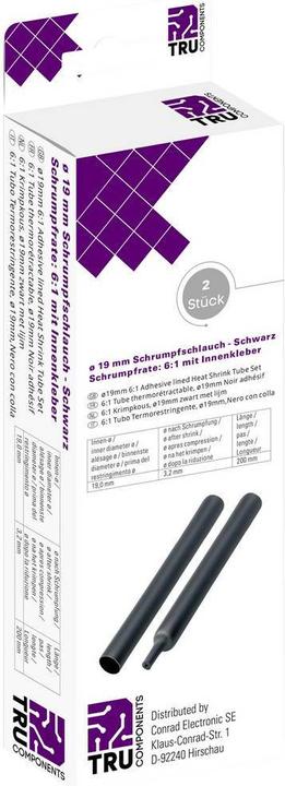 Produktbild Tru Components Schrumpfschlauch-Set mit Innenkleber, 6:1 (2 x)