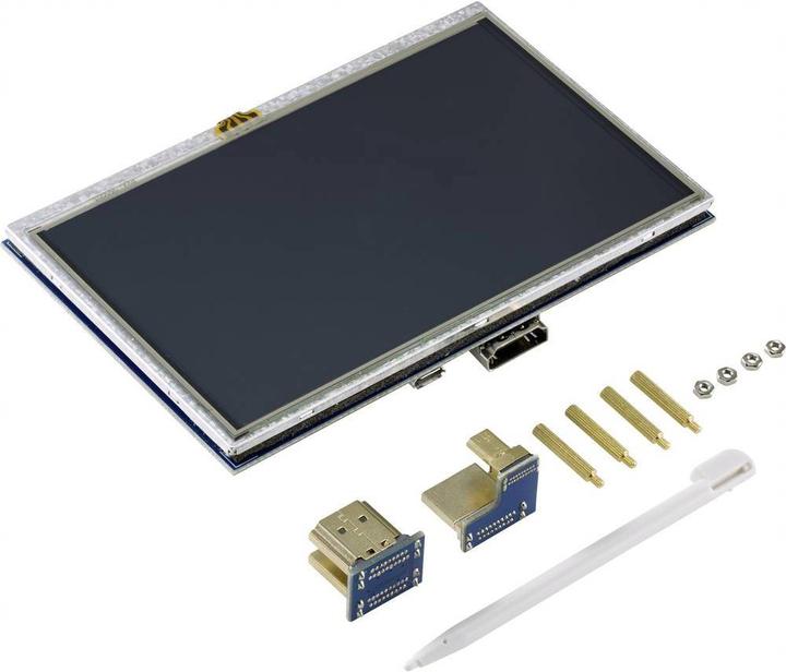Actual product image Tru Components 12.7 cm (5) touch screen for 800 x 480". (Electronics kit)