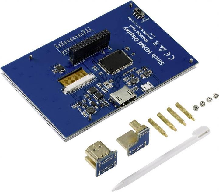 Actual product image Tru Components 12.7 cm (5) touch screen for 800 x 480". (Electronics kit)