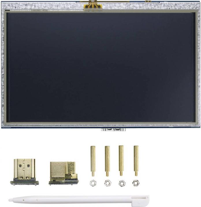 Actual product image Tru Components 12.7 cm (5) touch screen for 800 x 480". (Electronics kit)