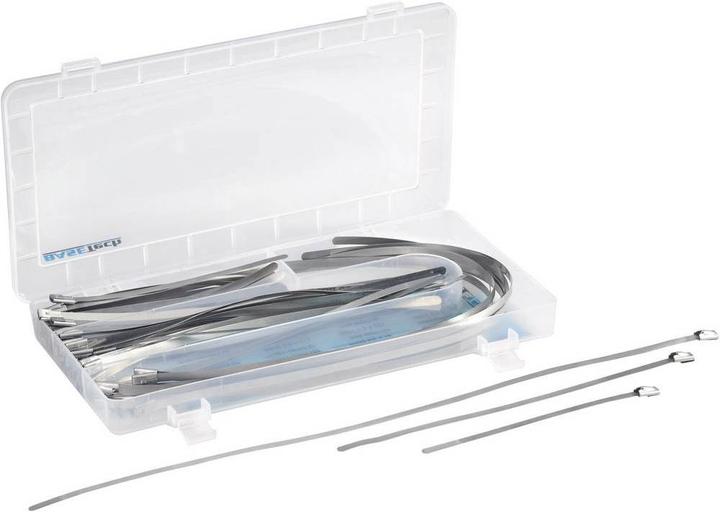 Image du produit Tru Components Kit de serre-câbles en acier inoxydable (Serre-câbles métalliques, 127 mm, 50 pcs)