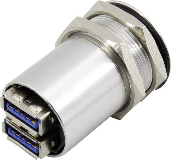 Produktbild Tru Components USB A Doppeleinbaubuchse 3.0