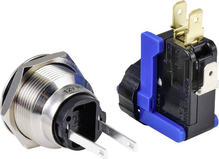 Produktbild Tru Components Drucktaster mit Microschalter beleuchtet