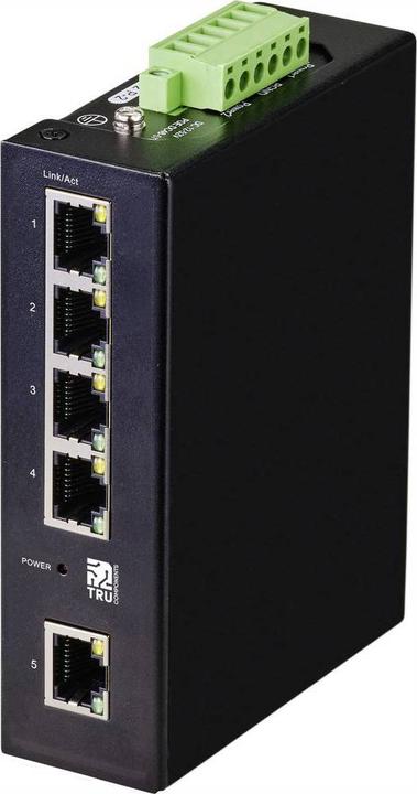 Actual product image Tru Components Industrial Ethernet switch, 5 ports 1000Base-T (5 Ports)