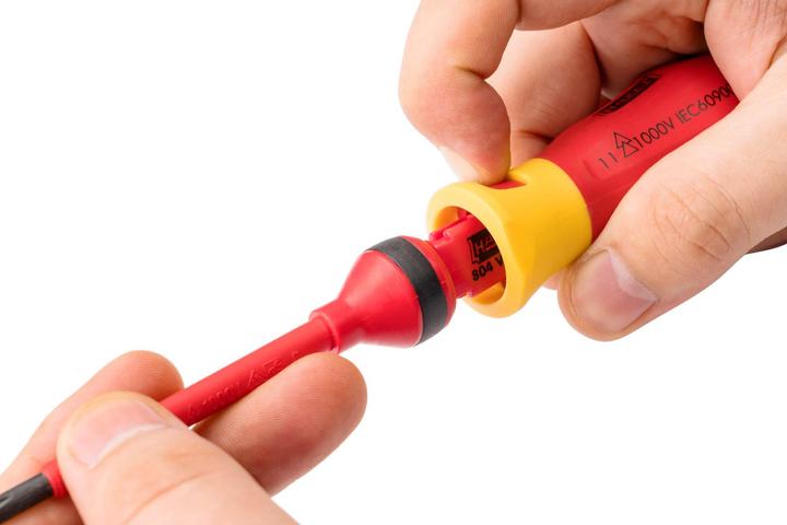 Immagine prodotto HAZET Serie di giraviti ∙ con isolamento di protezione 804VDE/14 ∙ Profilo Pozidriv PZ, Profilo int… (Viti con testa a intaglio, Torx (TX), Cacciavite a croce PZ, Fessura croce Phillipps (PH))