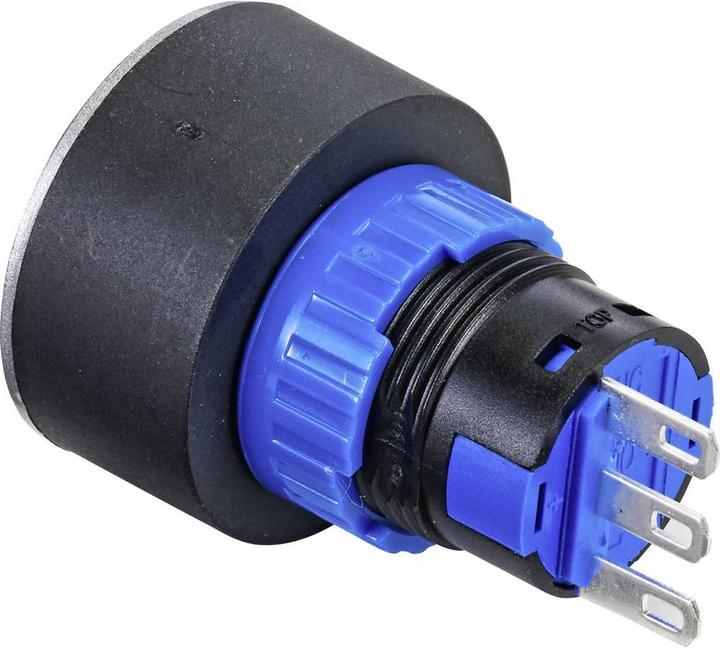 Actual product image Tru Components Pushbutton 250 V/AC 3 A 1 x Off/(On) IP65 momentary 1 pc.