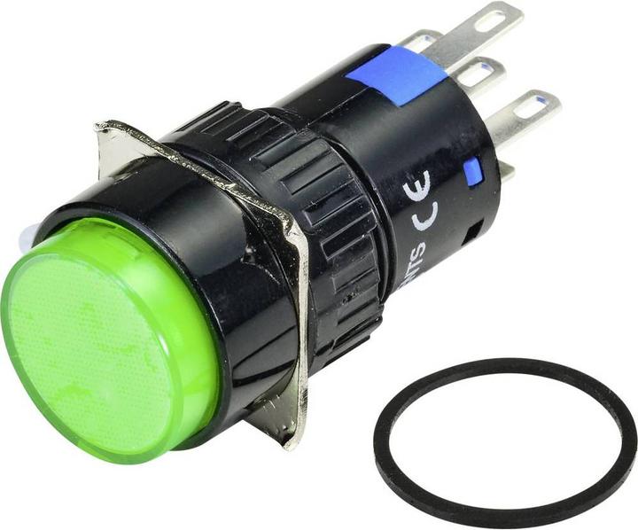 Produktbild Tru Components Drucktaster 16 mm beleuchtet