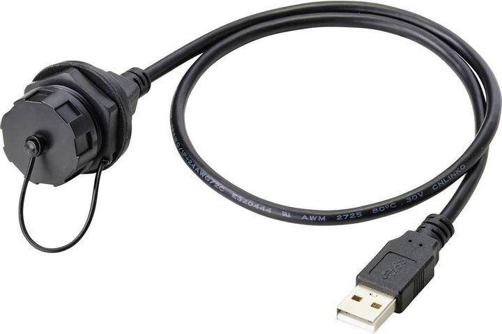 Actual product image Tru Components USB built-in socket 2 type A
