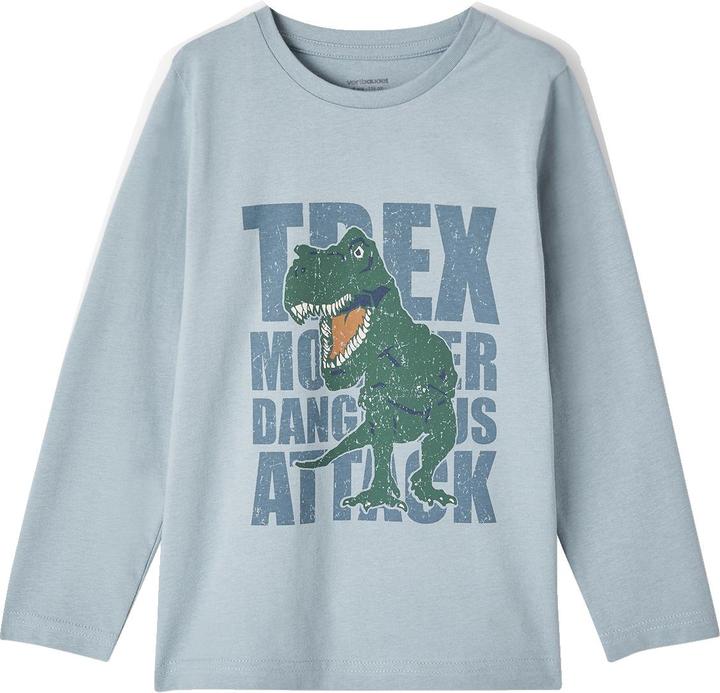 Vertbaudet Jungen Shirt mit Print, Recycling-Baumwolle (152)
