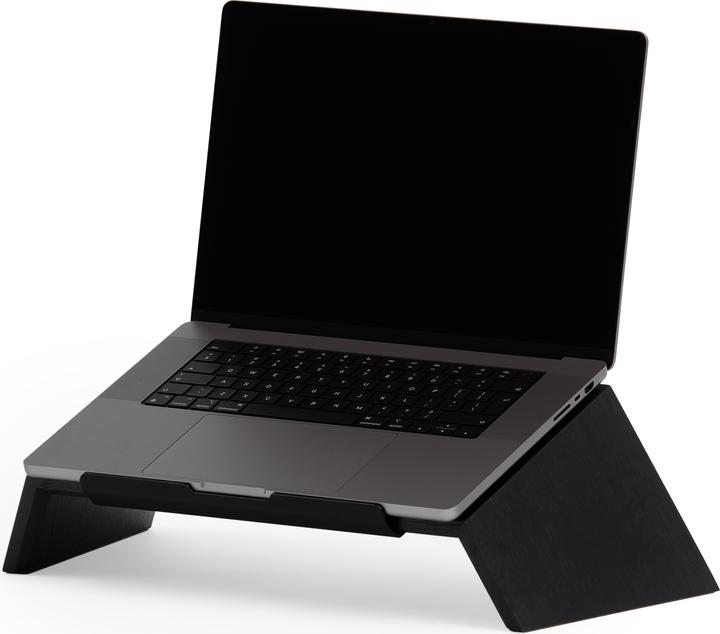 Immagine prodotto Oakywood Supporto per laptop - Supporto per laptop in legno - Legno massiccio - Nero -