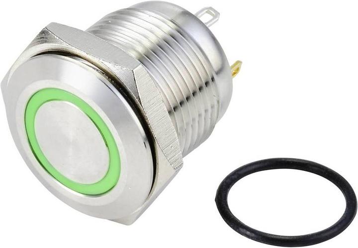 Tru Components Boutons-poussoirs série GQ16F-10E