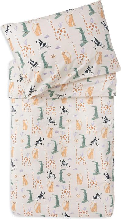 Image du produit Jollein Parure de lit bébé Jungle Jambo (100 x 135 cm, 40 x 60 cm)