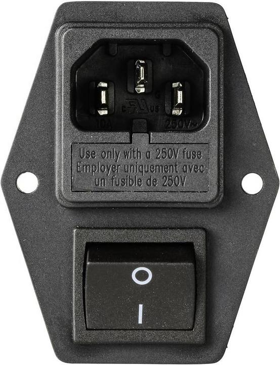 Produktbild Tru Components Netzfilter mit Kaltgerätebuchse, mit Schalter