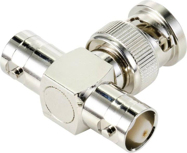 Actual product image Tru Components BNC T-piece BNC plug/2x BNC socket