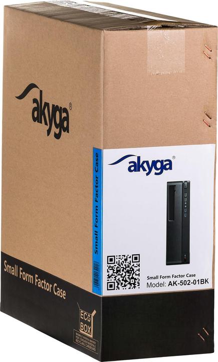 Immagine prodotto Akyga AK-502-02BK Computer Case Midi Tower (mATX, ATX flessibile)