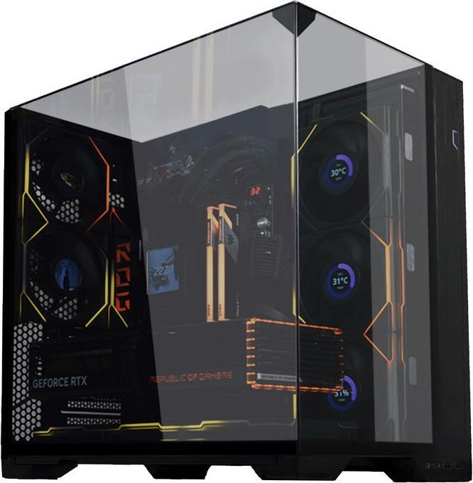 Actual product image Lian-Li O11 Vision Compact (mATX, Mini-ITX, ATX, E-ATX)