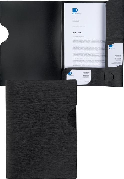 Actual product image Kolma Presentation folder LineaVerde A4 recycled black (A4, 1 x)
